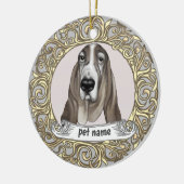 Basset Hound hond liefdevolle herinnering ornament (Links)