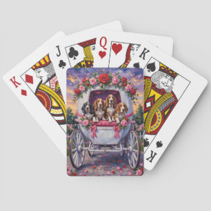 Basset Hound Hond Valentijnsdag Pokerkaarten