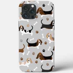 Basset Hound hondenbotten en poten iPhone 13 Pro Max Hoesje