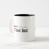 Basset Hound (I Love) Mug (Devant gauche)
