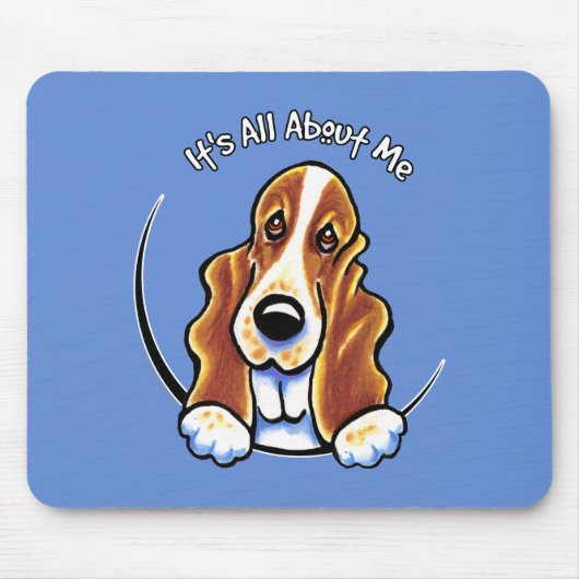Basset Hound IAAM Muismat (Voorkant)