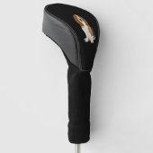 Basset Hound Illustratie! Golfheadcover (Schuin)