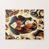  Basset Hound Illustratie Legpuzzel (Horizontaal)