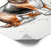 Basset Hound | Impression de chien | Impression d' (Coin)