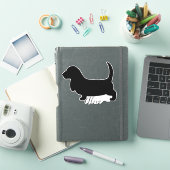 basset hound jouw naam sticker (iPad Cover)