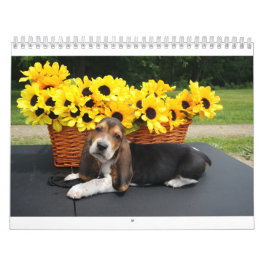 Basset hound-kalender kalender
