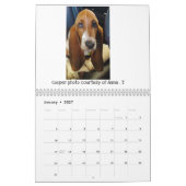 Basset hound-kalender kalender (Jan 2027)
