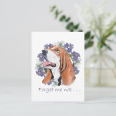 Basset Hound Keepomwille Briefkaart (Staand voorkant)