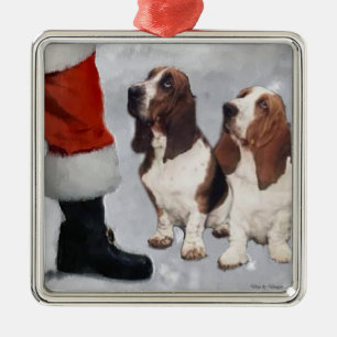 Basset Hound kerstcadeautjes Ornament