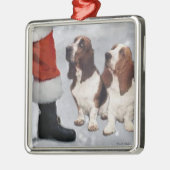 Basset Hound kerstcadeautjes Ornament (Links)