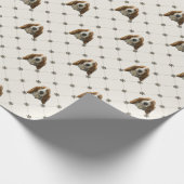 Basset Hound Kerstmis Cadeaupapier (Hoek)