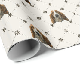 Basset Hound Kerstmis Cadeaupapier