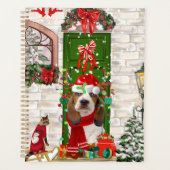 Basset Hound Kerstmis Planner (Voorkant)