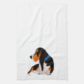 Basset Hound Kitchen Towel Theedoek (Verticaal)