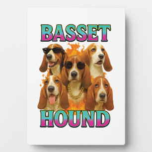 Basset Hound Kopie Fotoplaat