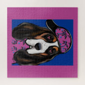 Basset Hound Legpuzzel (Horizontaal)