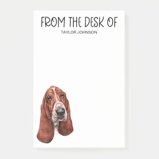 Basset Hound Lover Post-it® Notes (Voorkant)