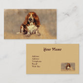 Basset Hound Lover Visitekaartje (Voorkant / Achterkant)