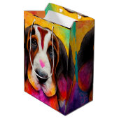 Basset hound mignon chien sac cadeau chien (Dos Angle)