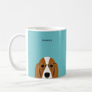 Basset Hound-Mok Koffiemok