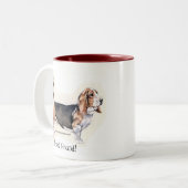 Basset Hound Mug (Devant gauche)