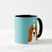 Basset Hound Mugs (Devant droit)
