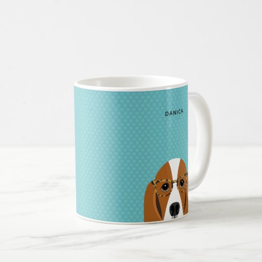 Basset Hound Mugs (Devant droit)