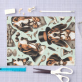  Basset Hound Naadloos Tissuepapier (Craft)