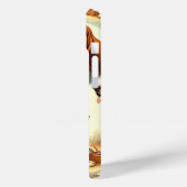  Basset Hound Naadloze Illustratie Case-Mate iPhone Case (Achterkant / Links)