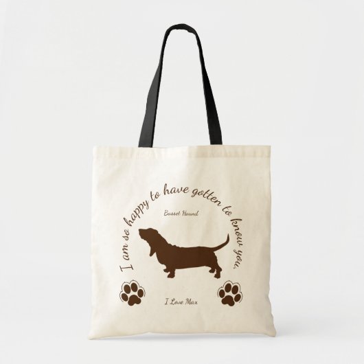 Basset Hound Original sac pour vous et votre ー de (Devant)