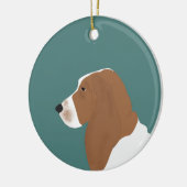 Basset Hound Ornament (Links)
