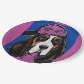 Basset Hound Papieren Bordje (Gekanteld)