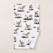 Basset Hound Patroon Bad Handdoek (Handdoek)