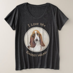Basset Hound Peinture - Cute Original Chien Art