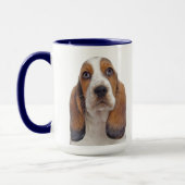 Basset Hound Personalized Mug Mok (Links)