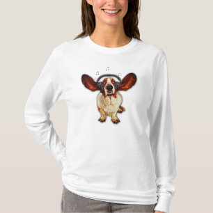 Basset Hound, Pop Art Nano Long-hoeve T-Shirt