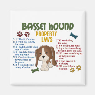 Basset Hound Property Laws 4 Magneet