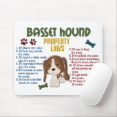 Basset Hound Property Laws 4 Muismat (Met muis)