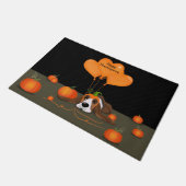 Basset Hound Pumpkin-Pet Deurmat (Schuin)