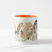 Basset Hound Puppies Mok (Midden)