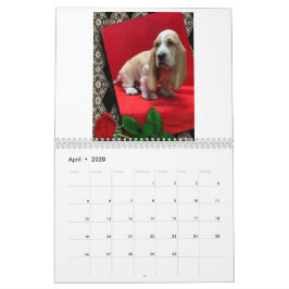 Basset hound puppy agenda kalender
