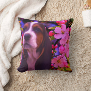 Basset Hound Puppy Dog Art Kussen