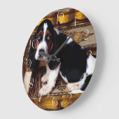 Basset Hound Puppy Grote Klok (Hoek)