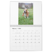 Basset Hound-puppy-kalender Kalender (Feb 2026)