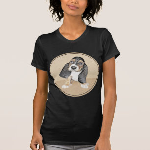 Basset Hound Puppy Schilderij - Originele Honden K T-shirt