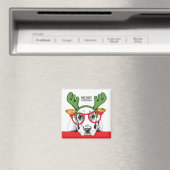Basset Hound Reindeer Magneet (Insitu (Vaatwasser))