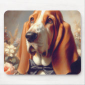  Basset Hound Schilderen Muismat (Voorkant)