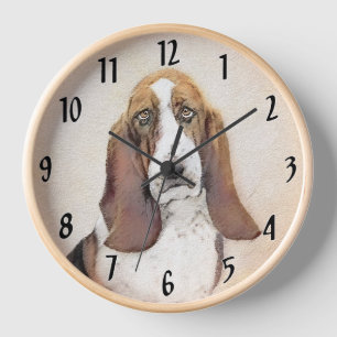 Basset Hound-schildering - Kute Original Dog Art
