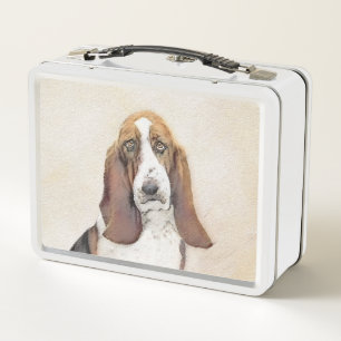 Basset Hound-schildering - Kute Original Dog Art