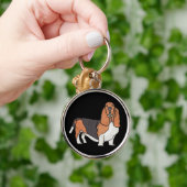 Basset Hound Sleutelhanger (Hand)